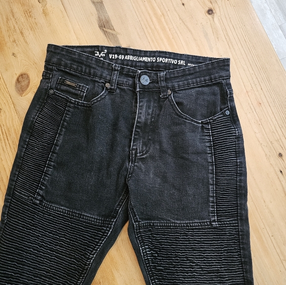 Versace 19-69 Moto Skinny Jeans - Picture 3 of 10